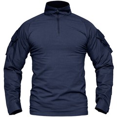 Men’s Tactical Army Military Training Rip-Stop Long Sleeve Casual Work T-Shirt
