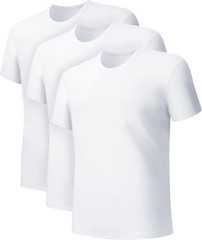 DAVID ARCHY Men Undershirts Micro Modal Ultra Soft T-Shirts Stretch Moisture