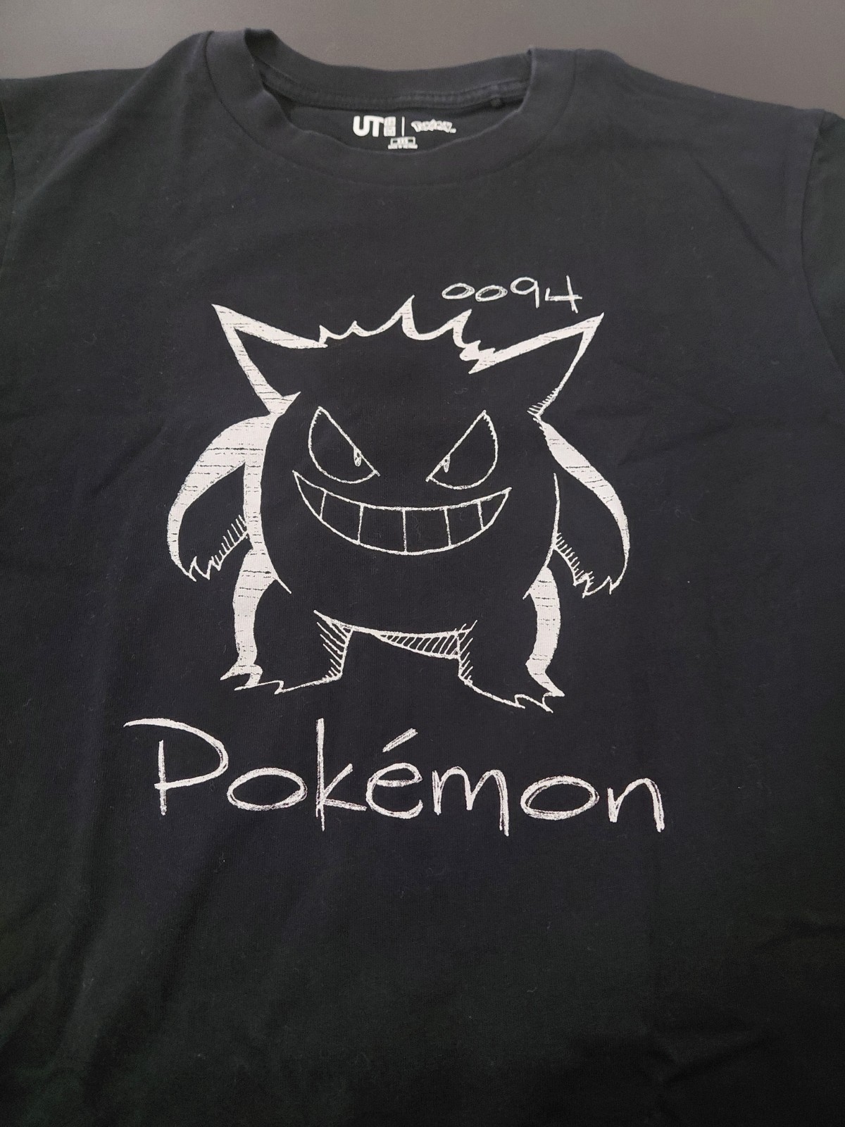 Pokemon UT BLACK T-shirt Nintendo Uniqlo Size 2XS Women's gallery