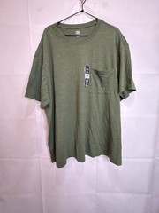 Athletic Works Men’s Green Tri Blend Crewneck Short Sleeves T- Shirt