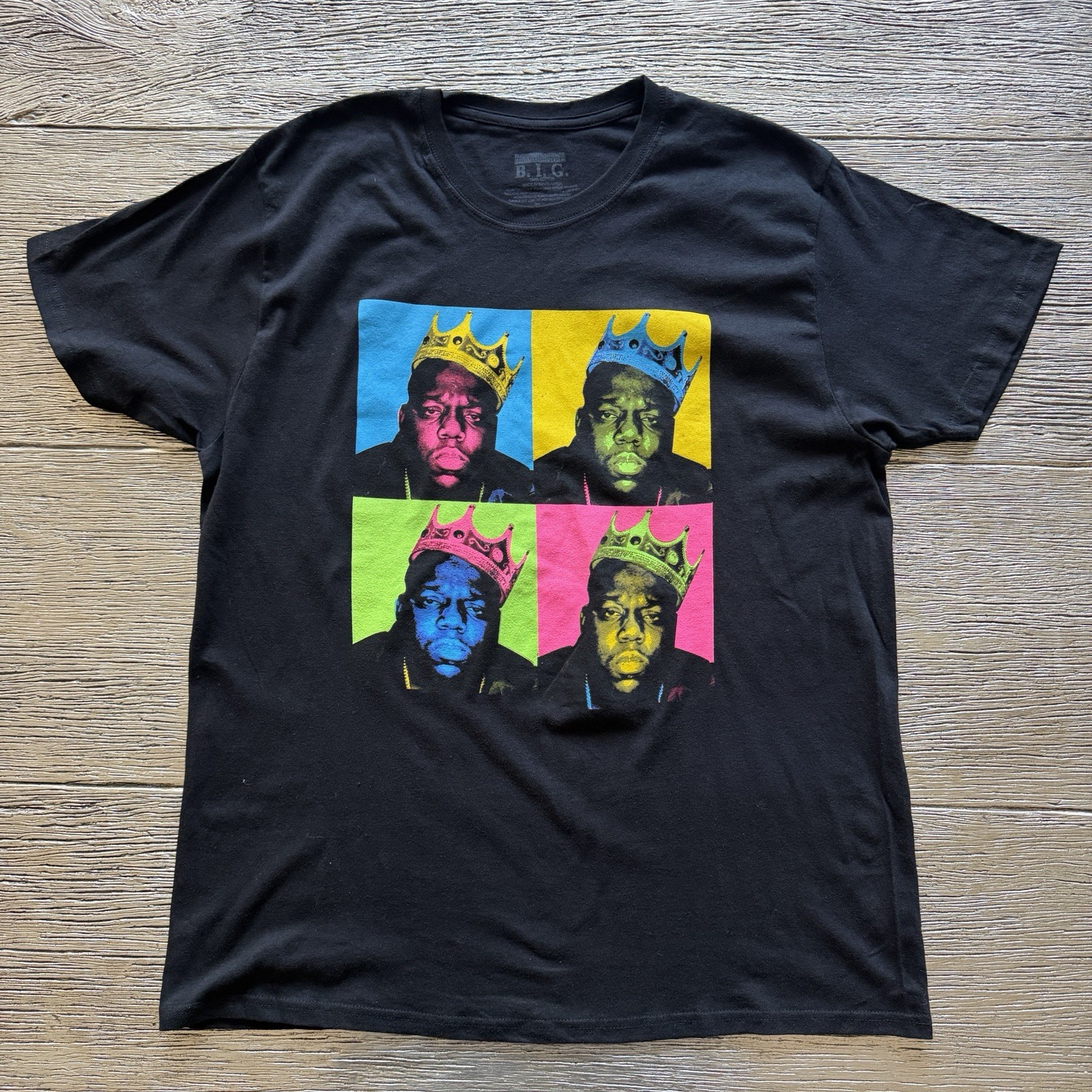 The Notorious B.I.G T-Shirt Size XL Andy Warhol Biggie Graphic Hip Hop New W/tag gallery