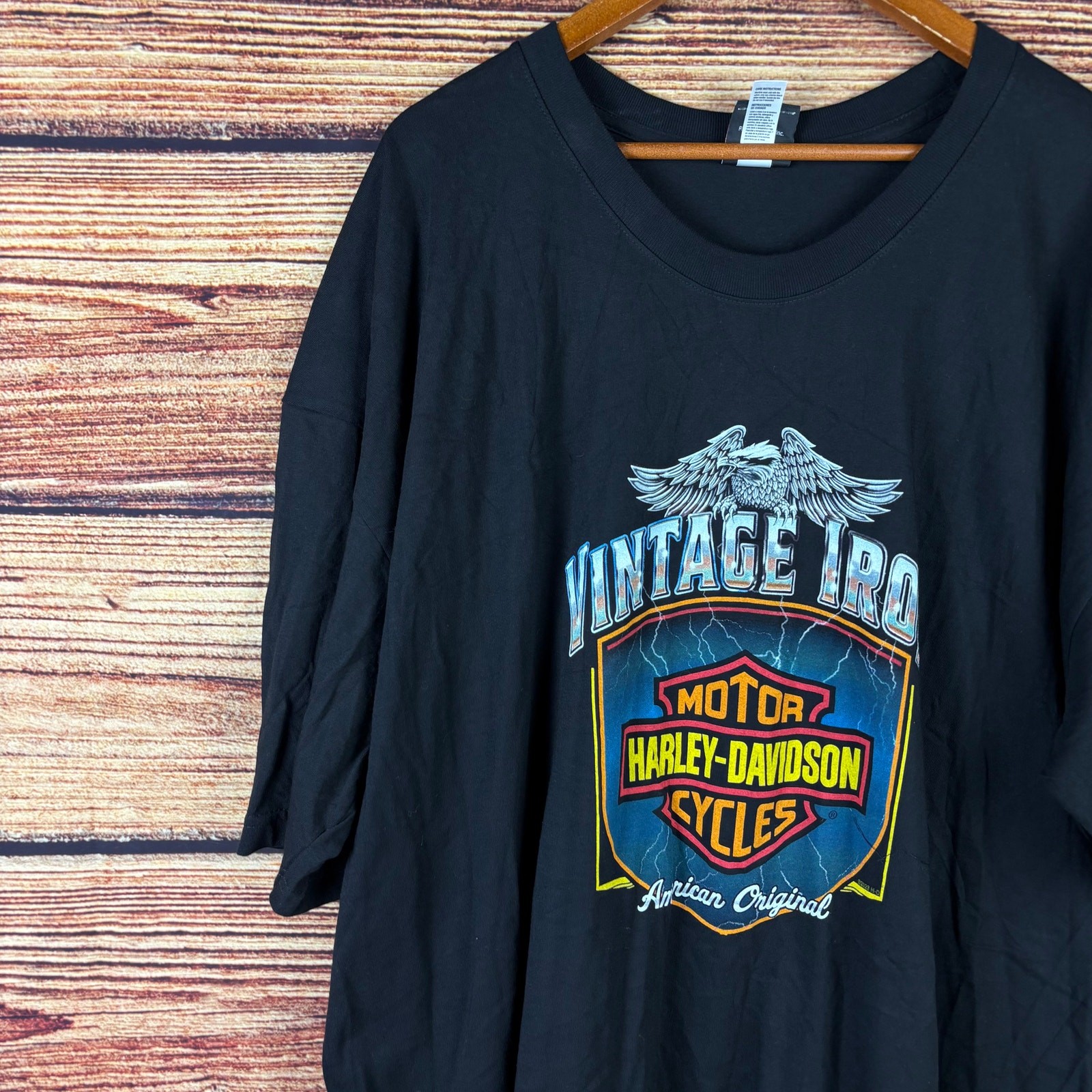 2023 Harley Davidson Motorcycles Vintage Iron Graphic T-shirt size Men's 4XL gallery