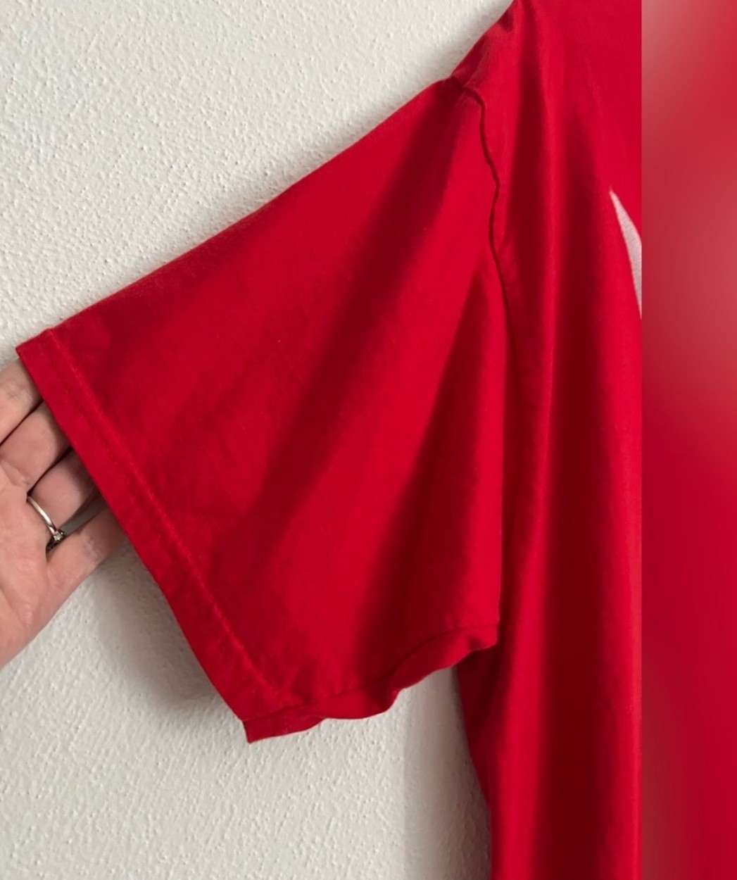 Hasbro Port & Company Cosplay Red Power Ranger Short Sleeve T-Shirt Size XL gallery