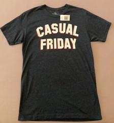 Men’s KID DANGEROUS Casual Friday Blue T-Shirt Shirt S Small NWT