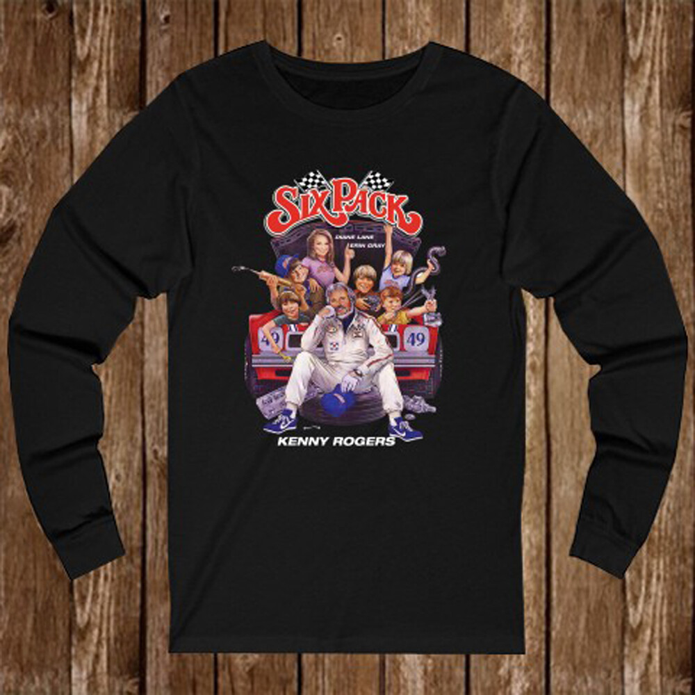Six Pack Movie Kenny Rogers Men’s Black Size S-2XL