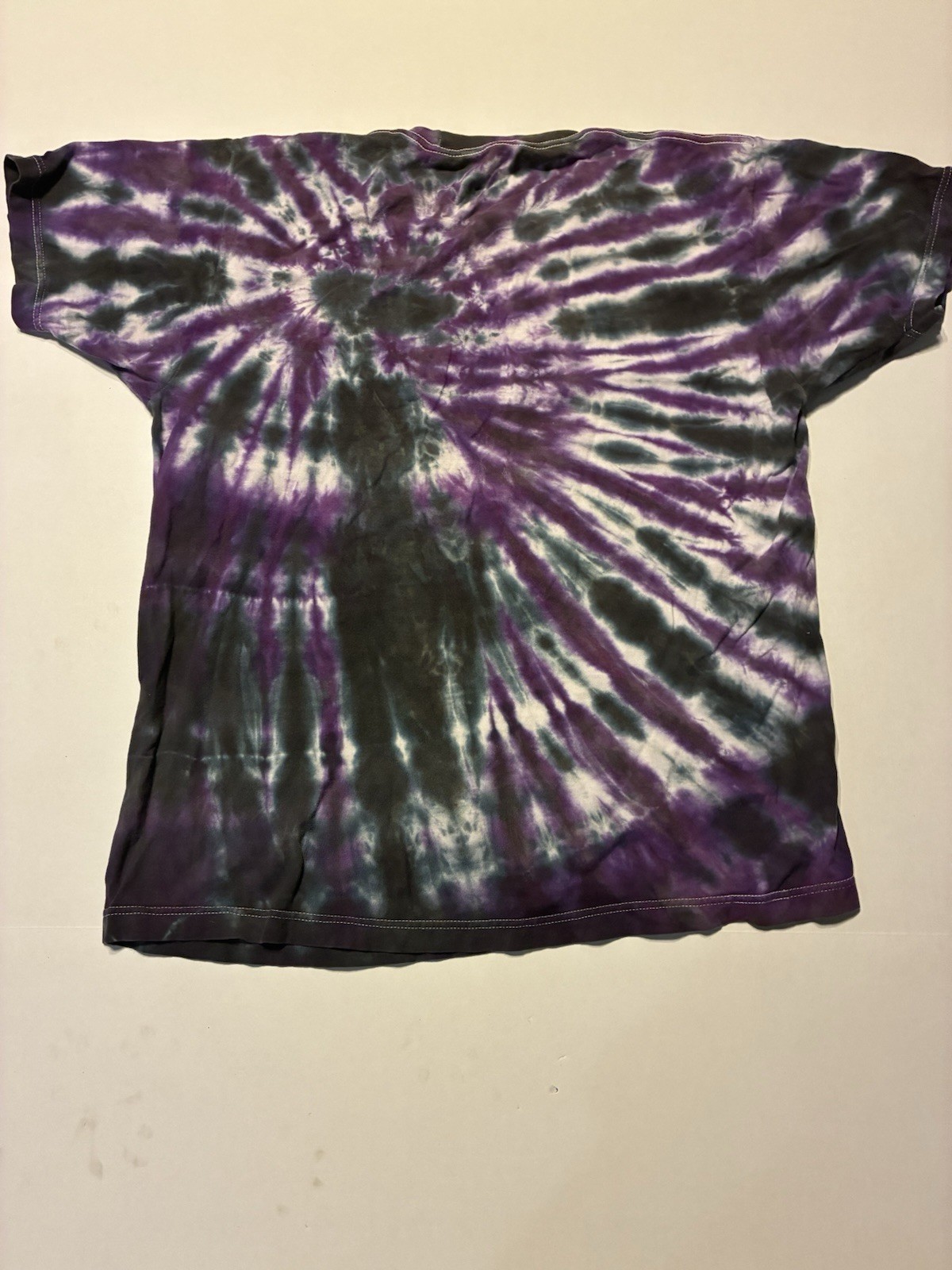 Happy Hour tie-dye t-shirt with a spiral pattern gallery