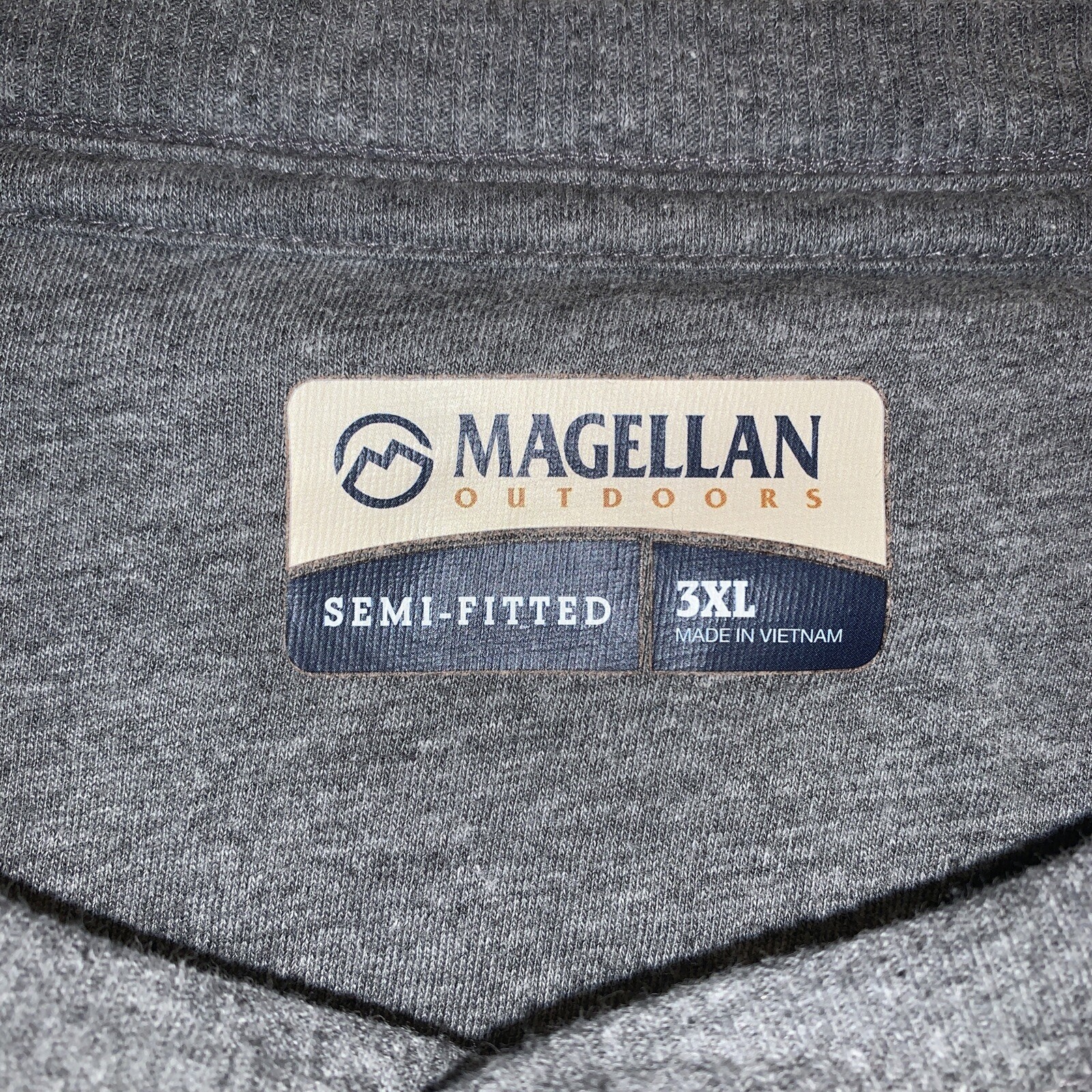 Magellan Outdoor Semi- Fitted Long Sleeve Gray Thermal Shirt Size 3XL gallery