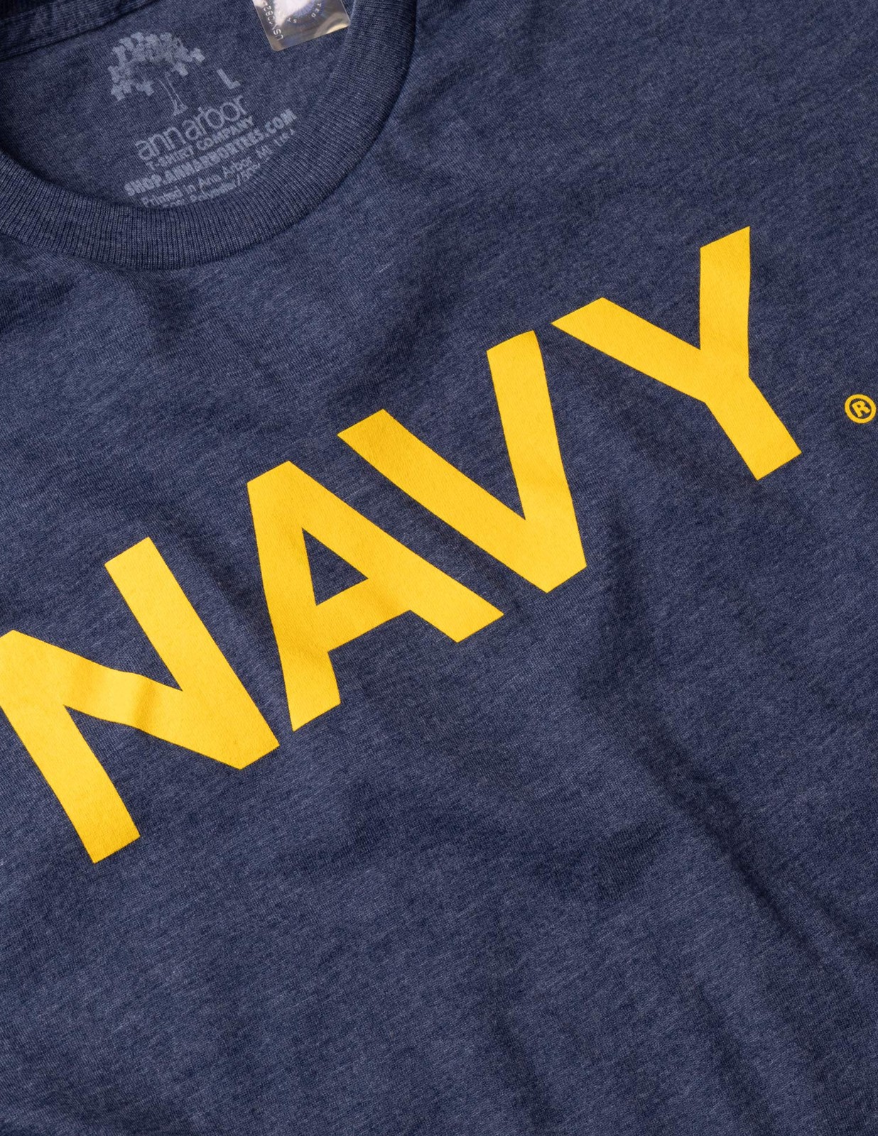 Navy Chest Print & U.S. Military Sleeve Flag - Naval Veteran Sailor Style Shi... gallery