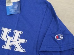 New Kentucky Wildcats Champion Authentic Official NCAA T-Shirt Blue Men’s Size S