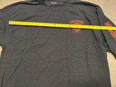 Harley Davidson Oconomowoc Wisconsin Eagle Long Sleeve Black Shirt 2XL