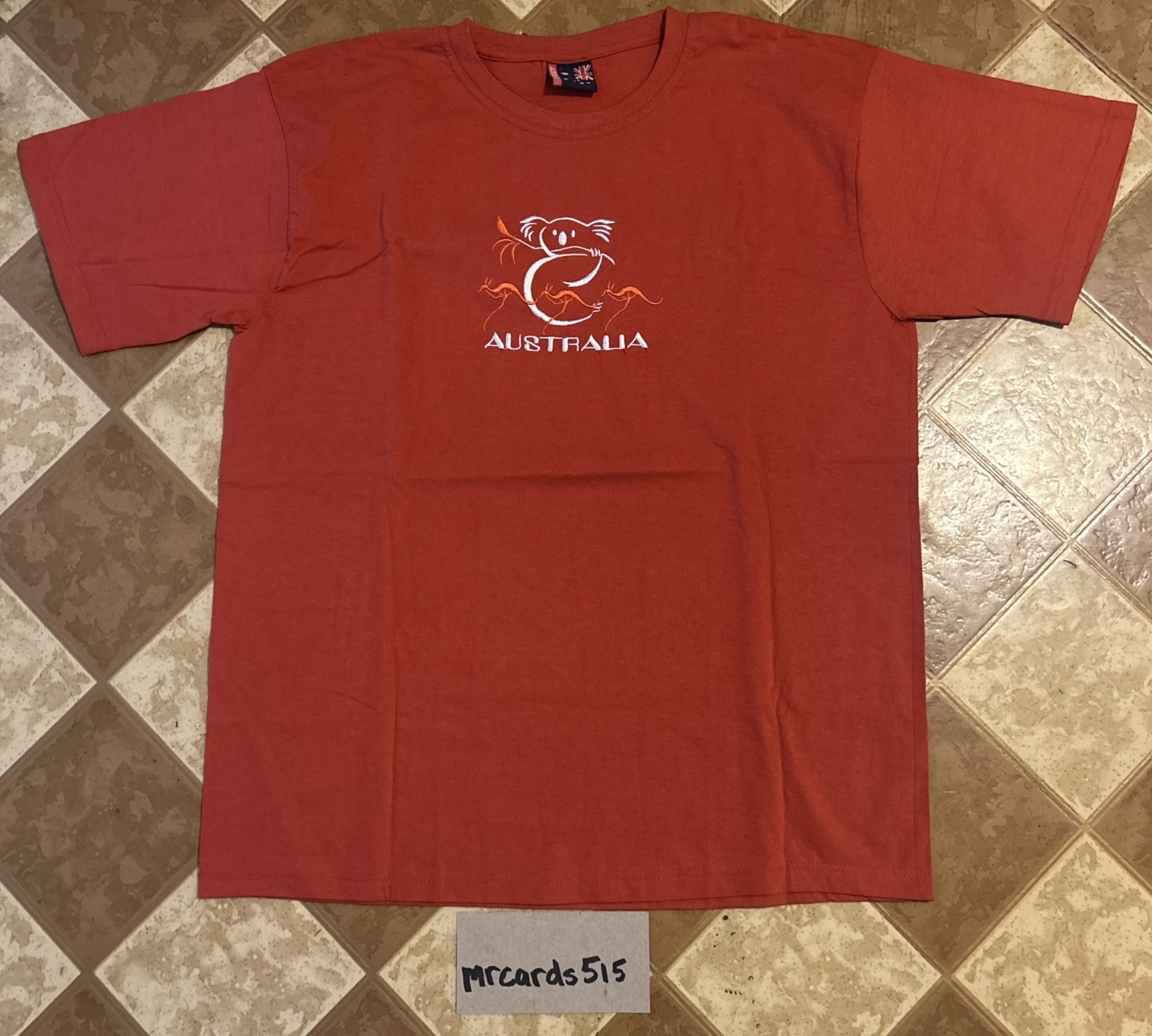 KOALA print Australia Brand Tangerine Shirt Mens Size XL FREE SHIPPING! gallery