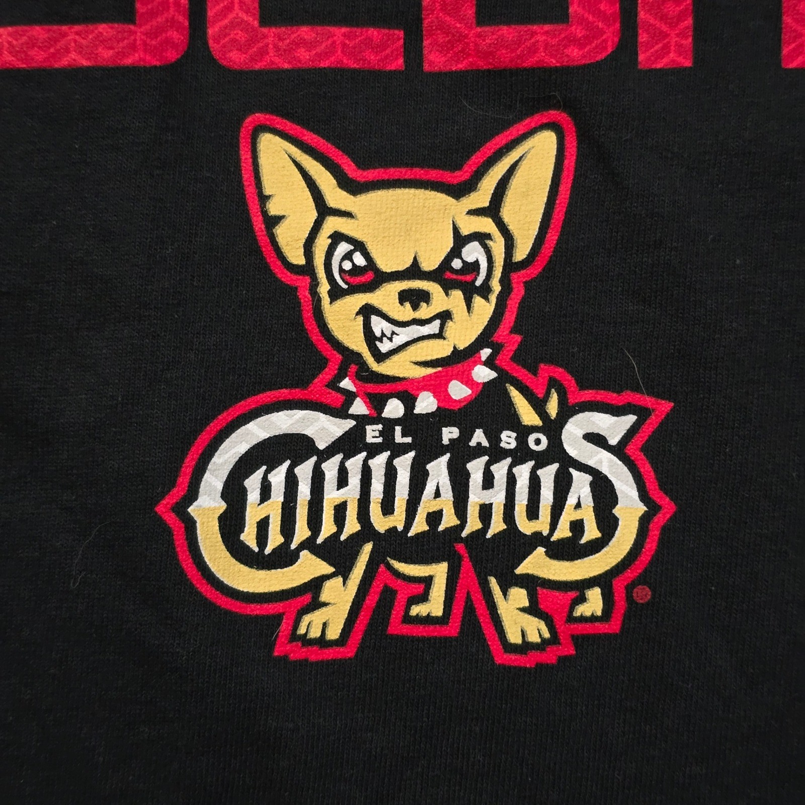 El Paso Chihuahuas MiLB Baseball Graphic T-Shirt Black Mens XL LSG MiLB gallery
