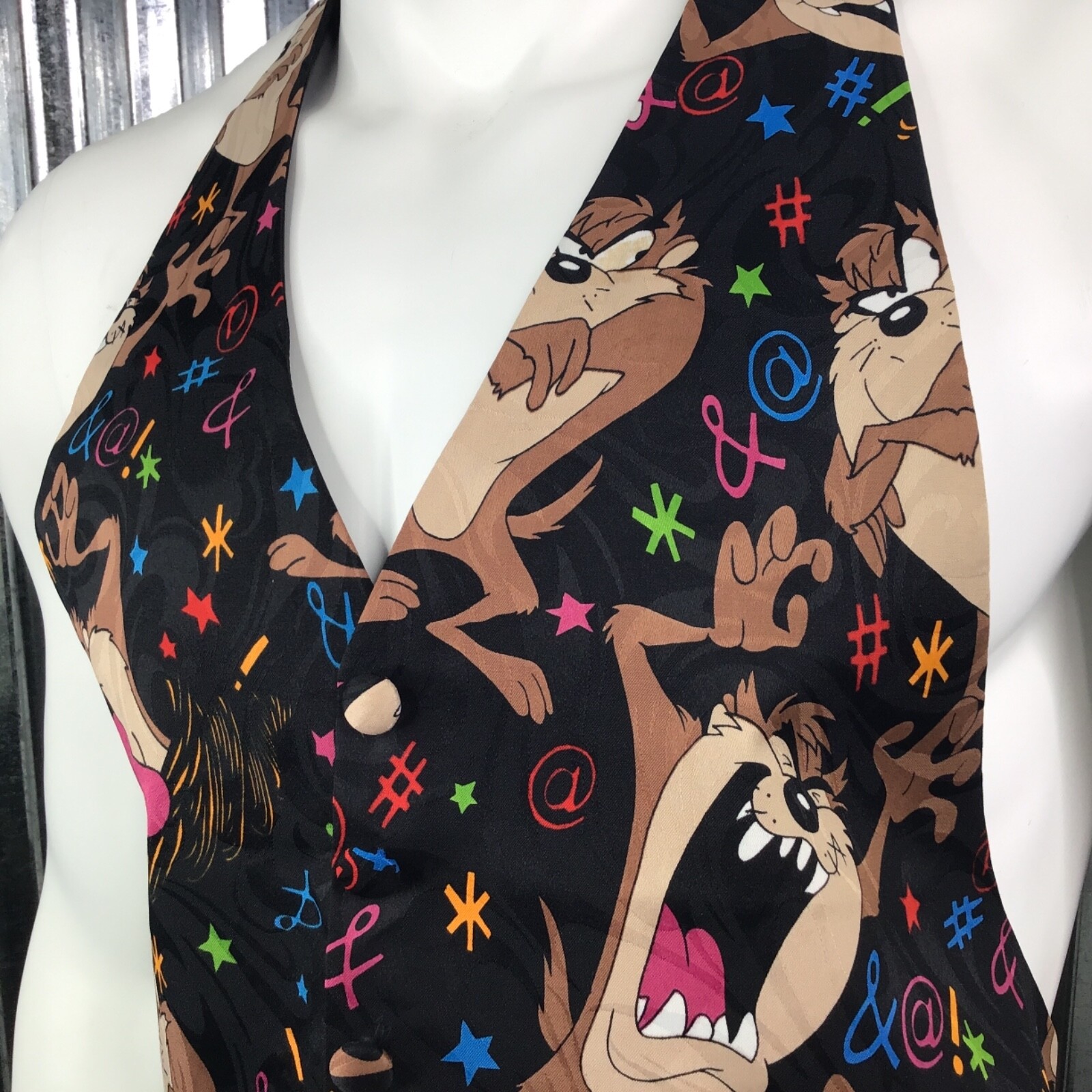Vintage Vest Santana Looney Tunes Taz Youth Size Large Royal Formal Wear gallery