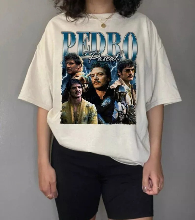 Pedro Pascal Shirts, Pedro Pascal 90s Vintage Shirt, Vintage Pedro Pascal Shirt gallery