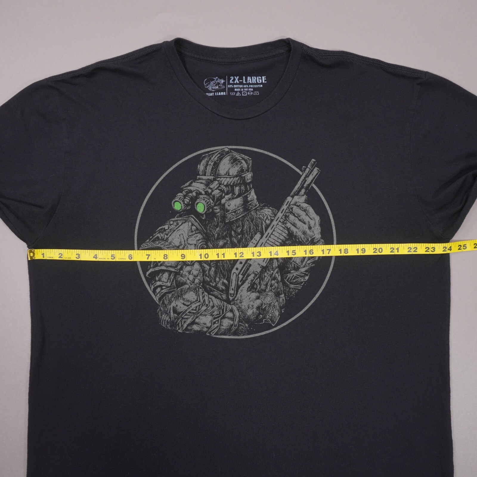 Threat Llama Dwarven SPAS-12 Shotgun Nightvision NVG T Shirt Mens 2XL Black gallery