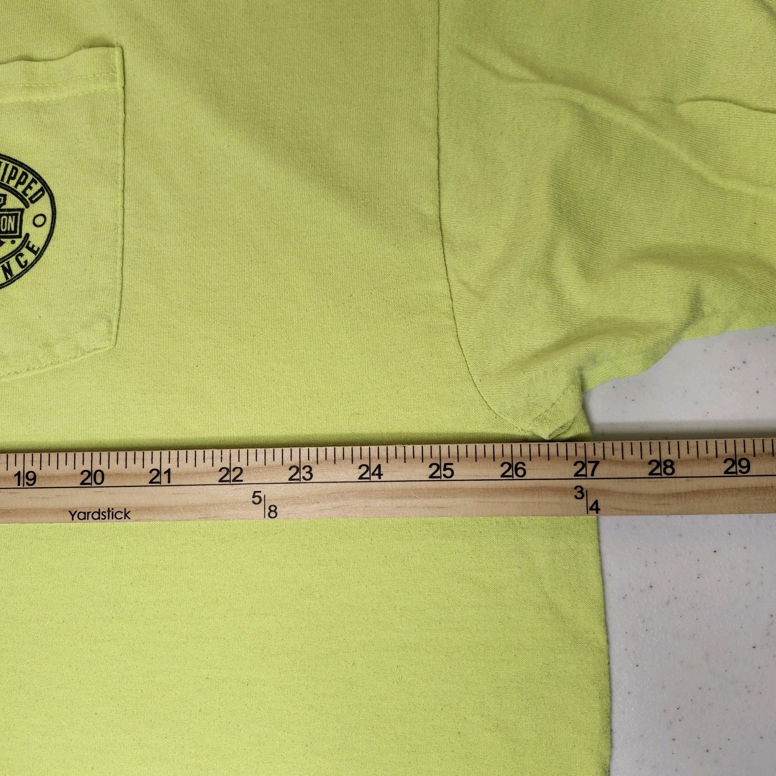 Harley Davidson Mens 3XL T Shirt Lime Yellow Hi Vis Fort Meyers Florida gallery