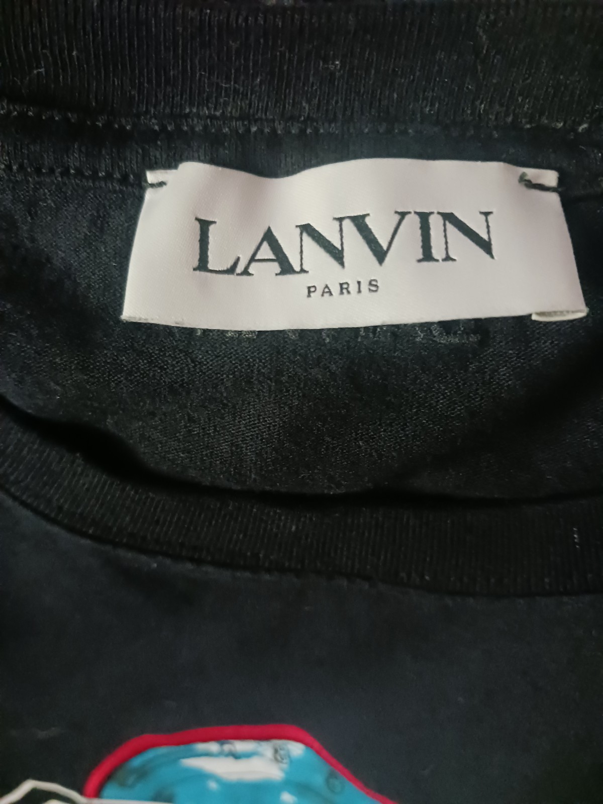 Lanvin t shirt Italy made, men 2XL retro design gallery