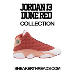 Sneaker Tees To Match Jordan 13 Dune Red Shoes – Sneaker Threads Logo Shirt