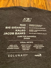 ARRAY Soluna Music & Arts Fest 2018 Concert T-shirt XL NAS Kaleo Big Gigantic TX