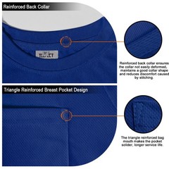 Construction Shirts for Men High Visibility Shirts for Men with Short Sleeves…