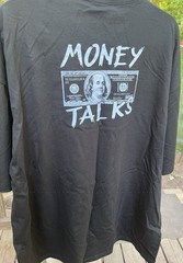 NWT Shaka Wear MaxHeavyweight Graphic TeeMoney Talks Black 3XL