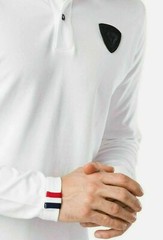 ROSSIGNOL LOGO PATCH SKI GOLF POLO SHIRT LONG SLEEVE POLO SHIRT TEE SHIRT XL
