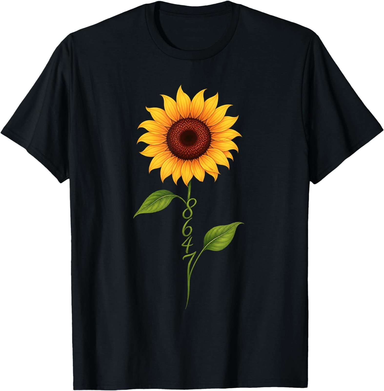 Retro Vintage 86 47 Floral 8647 T-Shirt gallery
