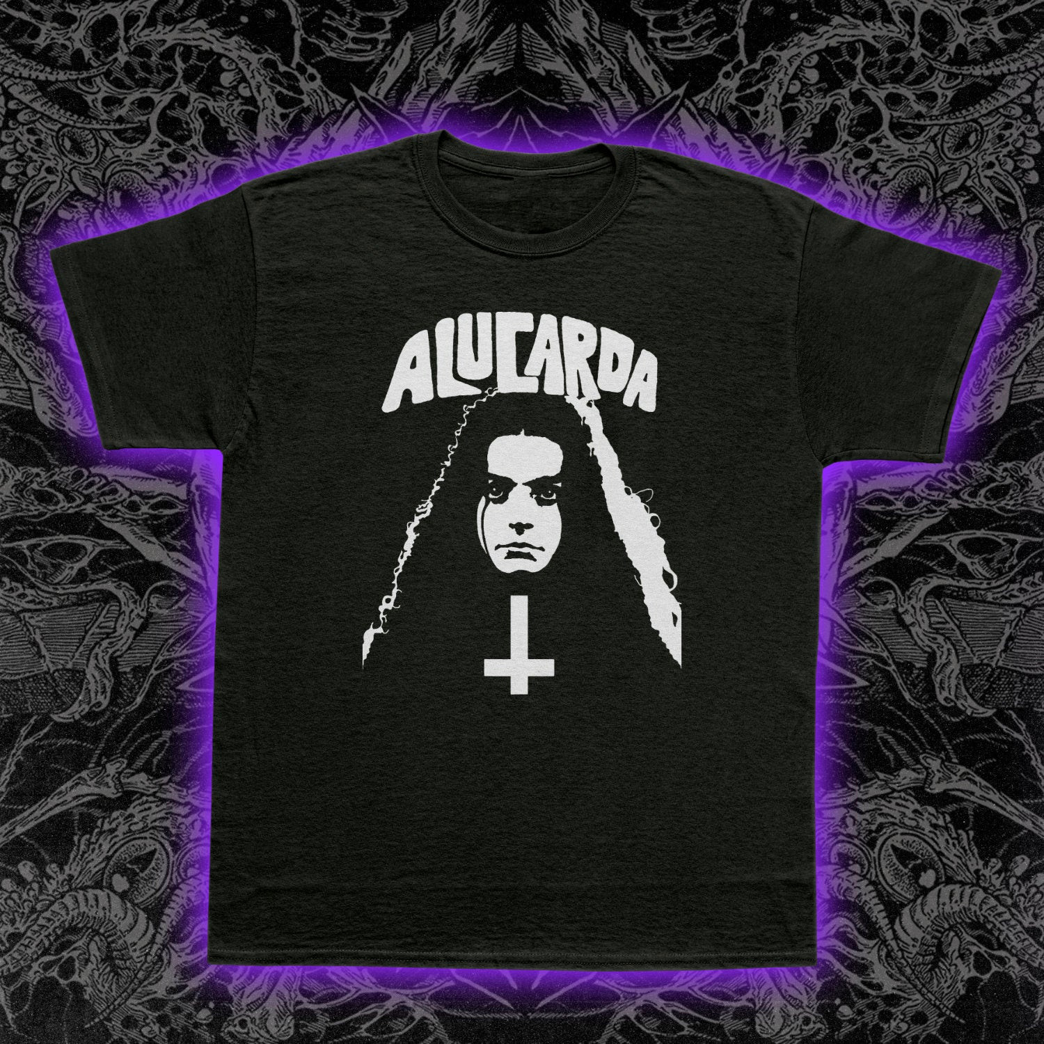 Alucarda T-Shirt Cult Horror Nun Gothic Satanic Movie Tee 70s Occult Film Shirt gallery