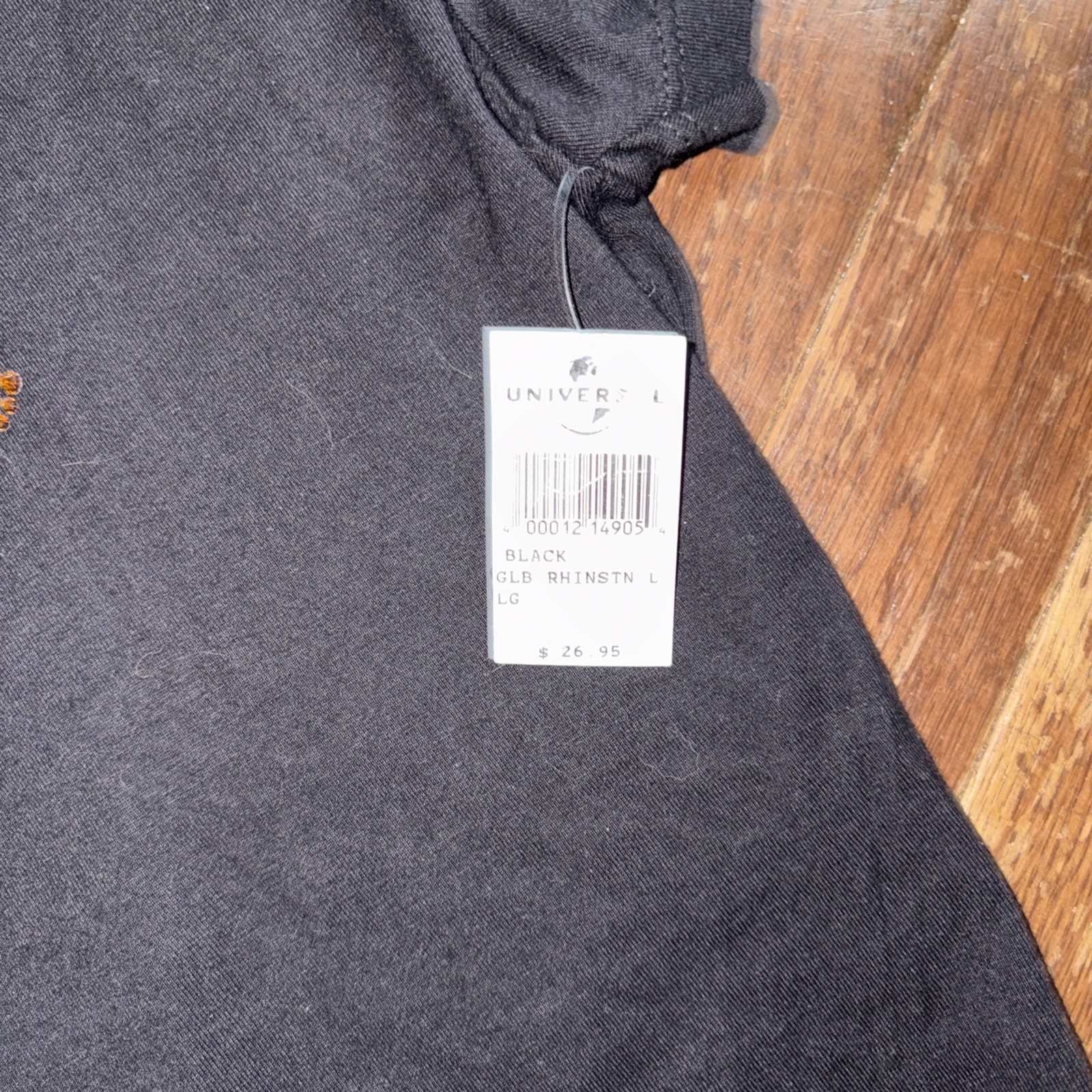 Universal Studios Sequins Earth T-Shirt Size L NWT Rare Find!! gallery