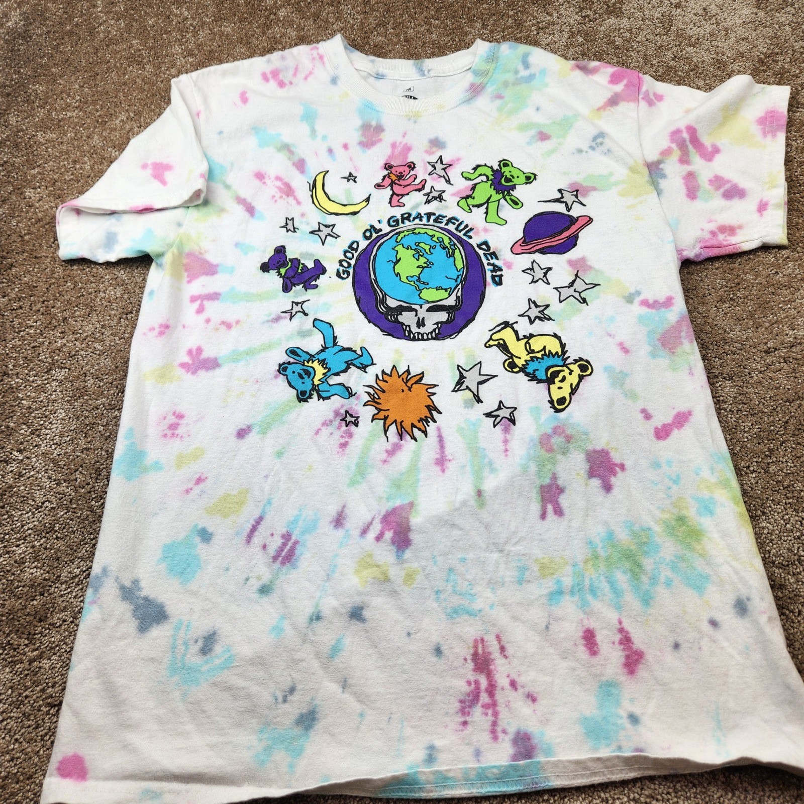 Grateful Dead Ripple Junction Tie Dye T-Shirt Mens Medium Dancing Bears 2021 gallery