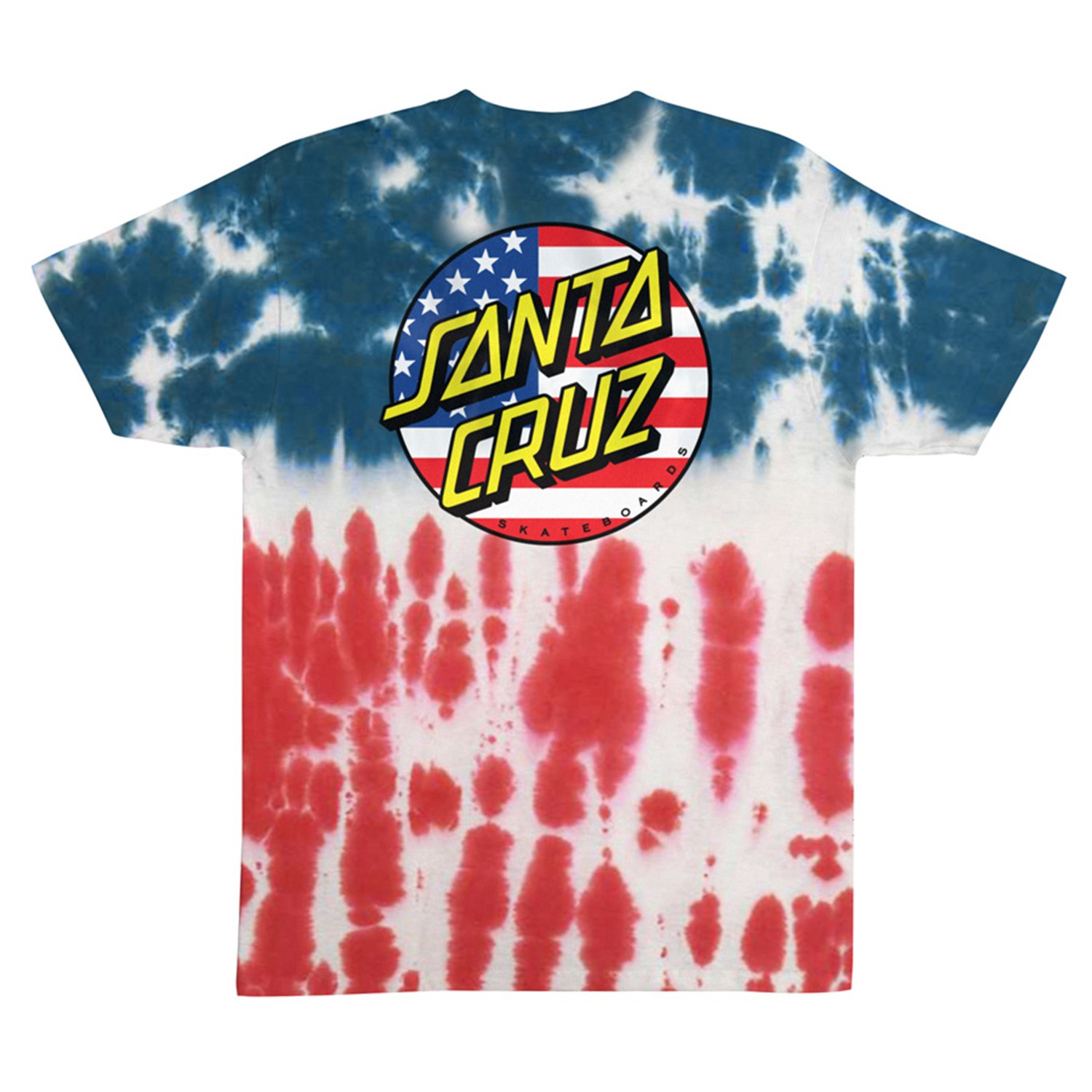 Santa Cruz Skateboards Shirt July 4th Dot V2 Flag gallery
