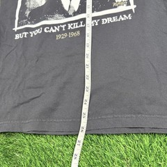 Rufnek MLK Graphic Tee Black Crown Print Mens Small