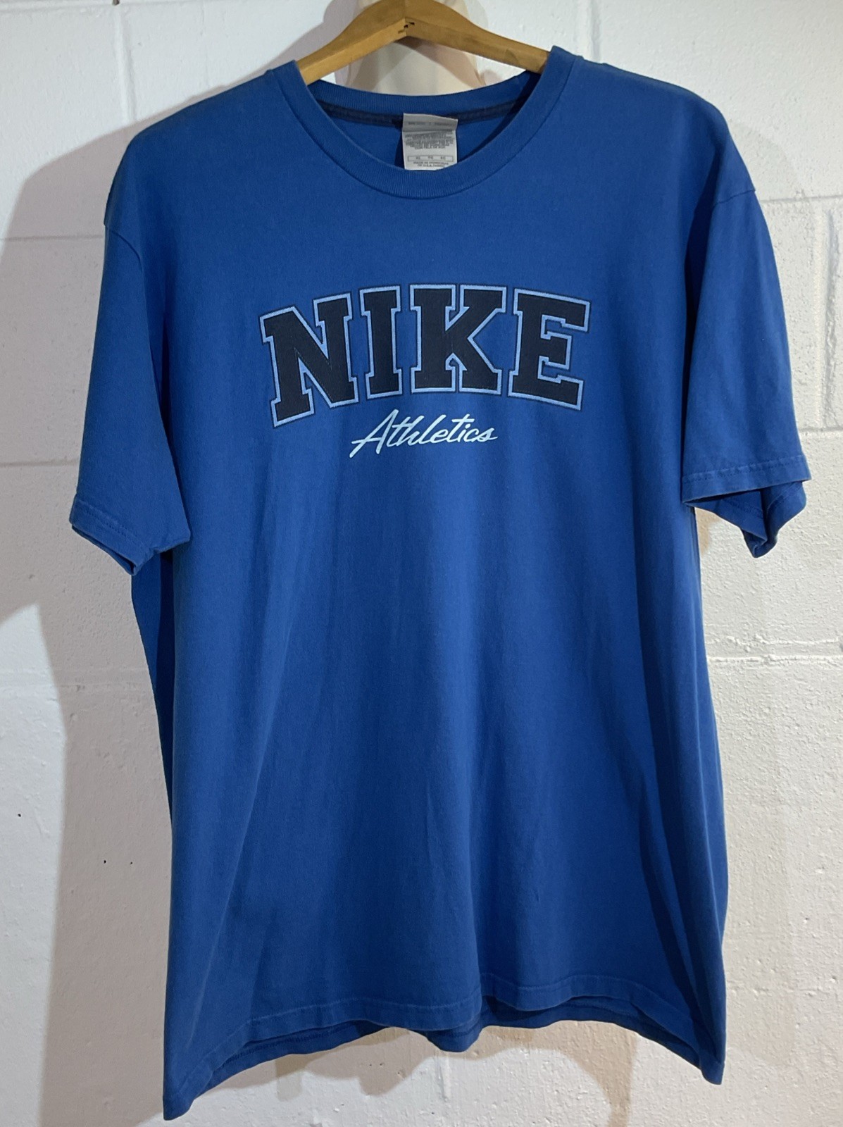 NIKE T SHIRT XL VINTAGE 90s Gray Tag Made In Honduras Of Us Fabric
