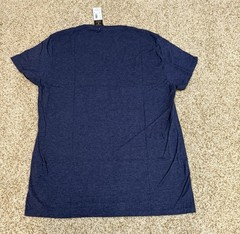 Hanes Mens Essentials ,3 Crewneck Navy Blue Short Sleeves T-shirts Size XL