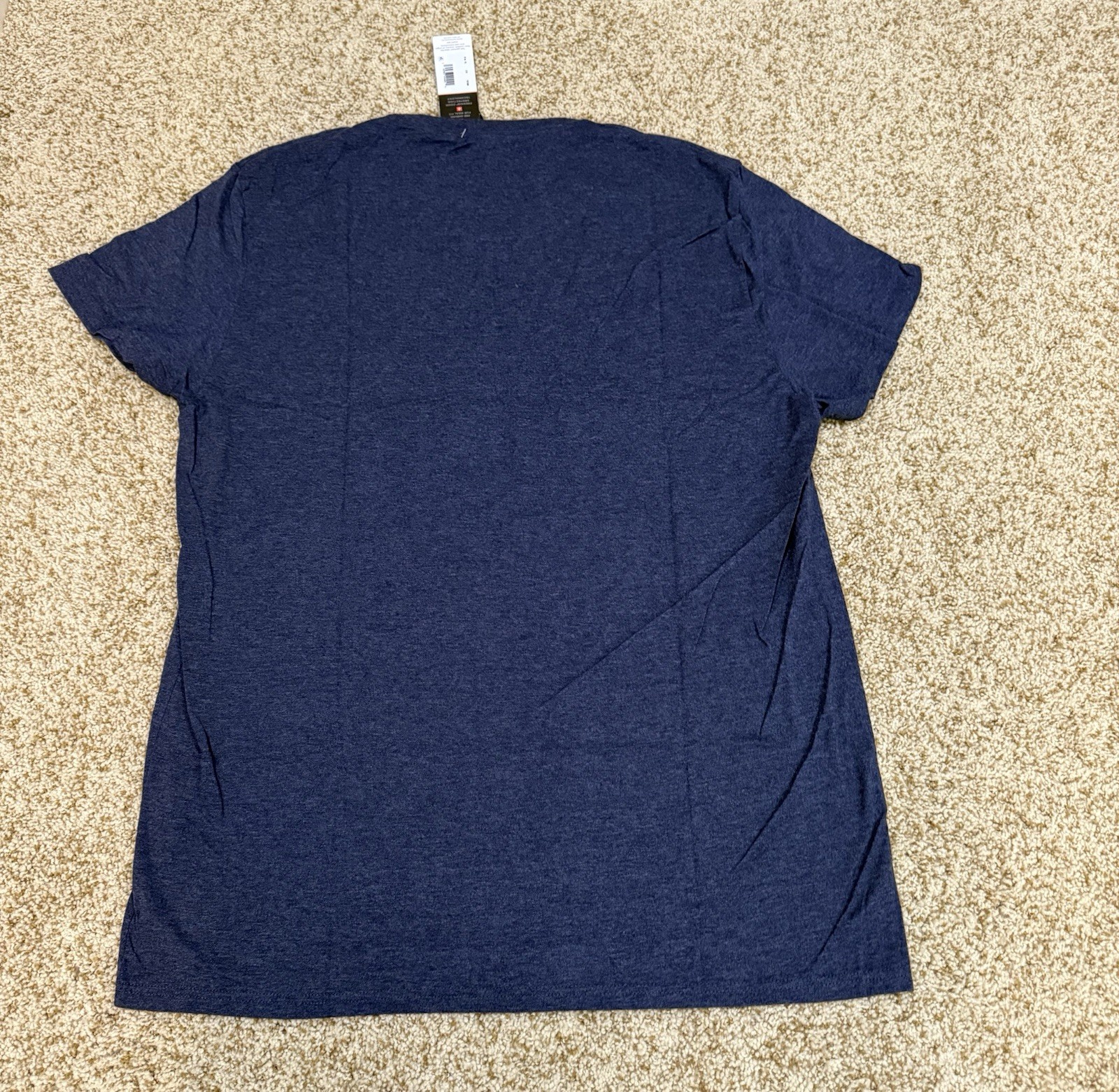 Hanes Mens Essentials ,3 Crewneck Navy Blue Short Sleeves T-shirts Size XL gallery