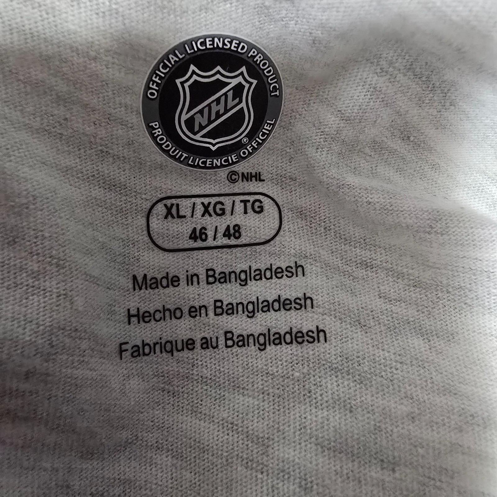 NHL Columbus Blue Jackets Hockey T Shirt Mens XL Gray Casual Ohio Distressed NWT gallery