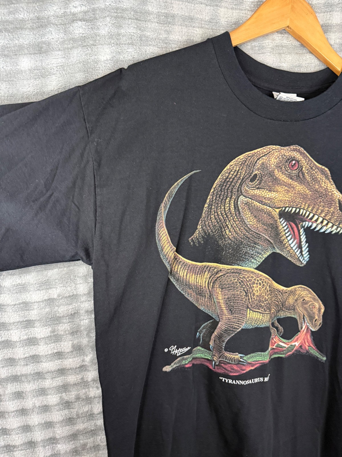 Sea World Jurassic Park world T-Shirt Mens XL Tyrannosaurus Rex Graphic vintage gallery