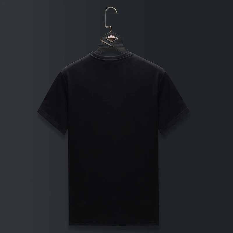 New Fashion Dragon Rhinestone Summer Short Sleeve Luxury Men Streetwear T-Shirt gallery