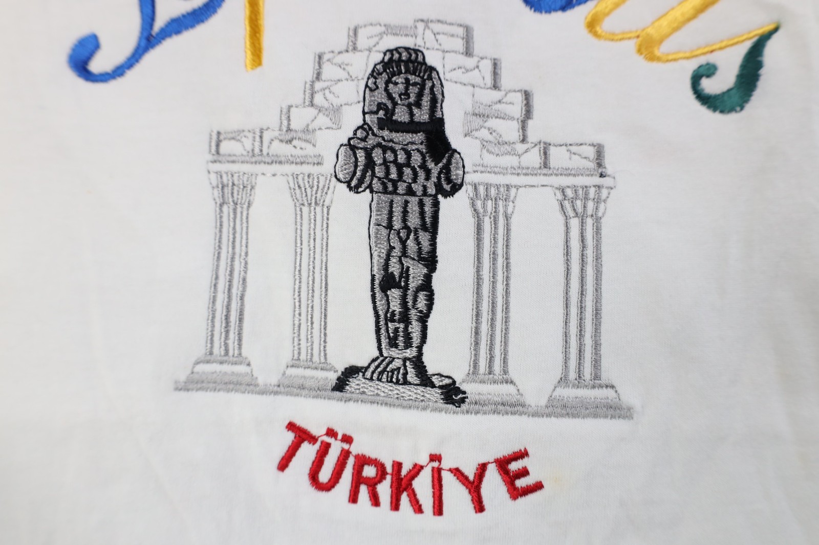 Vintage 90s Streetwear Mens Large Ephesus Turkey Turkiye Short Sleeve T-Shirt gallery