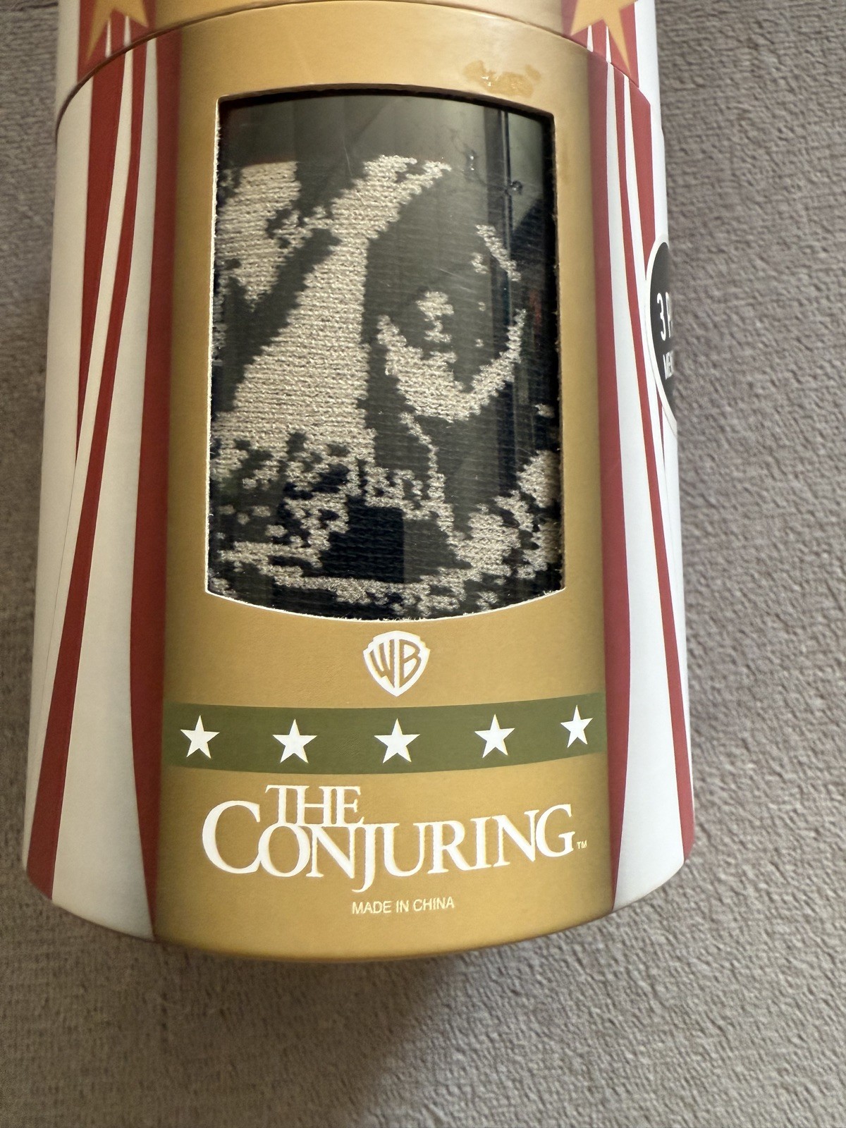 The Conjuring Horror 3 Pack Men’s Crew Socks Size 10-13 Circus 