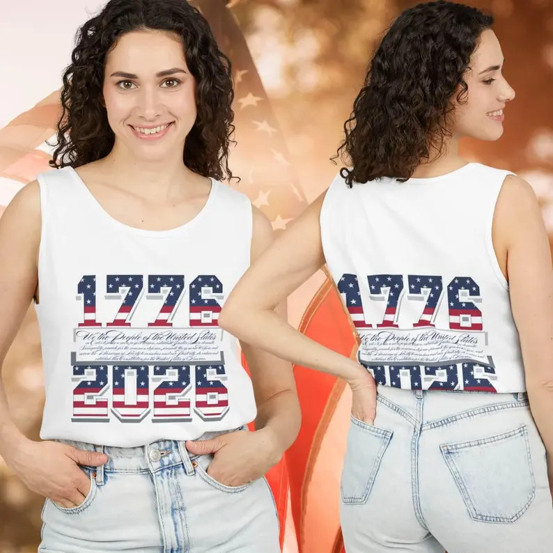 4th of July 250th Anniversary Tank Top gallery