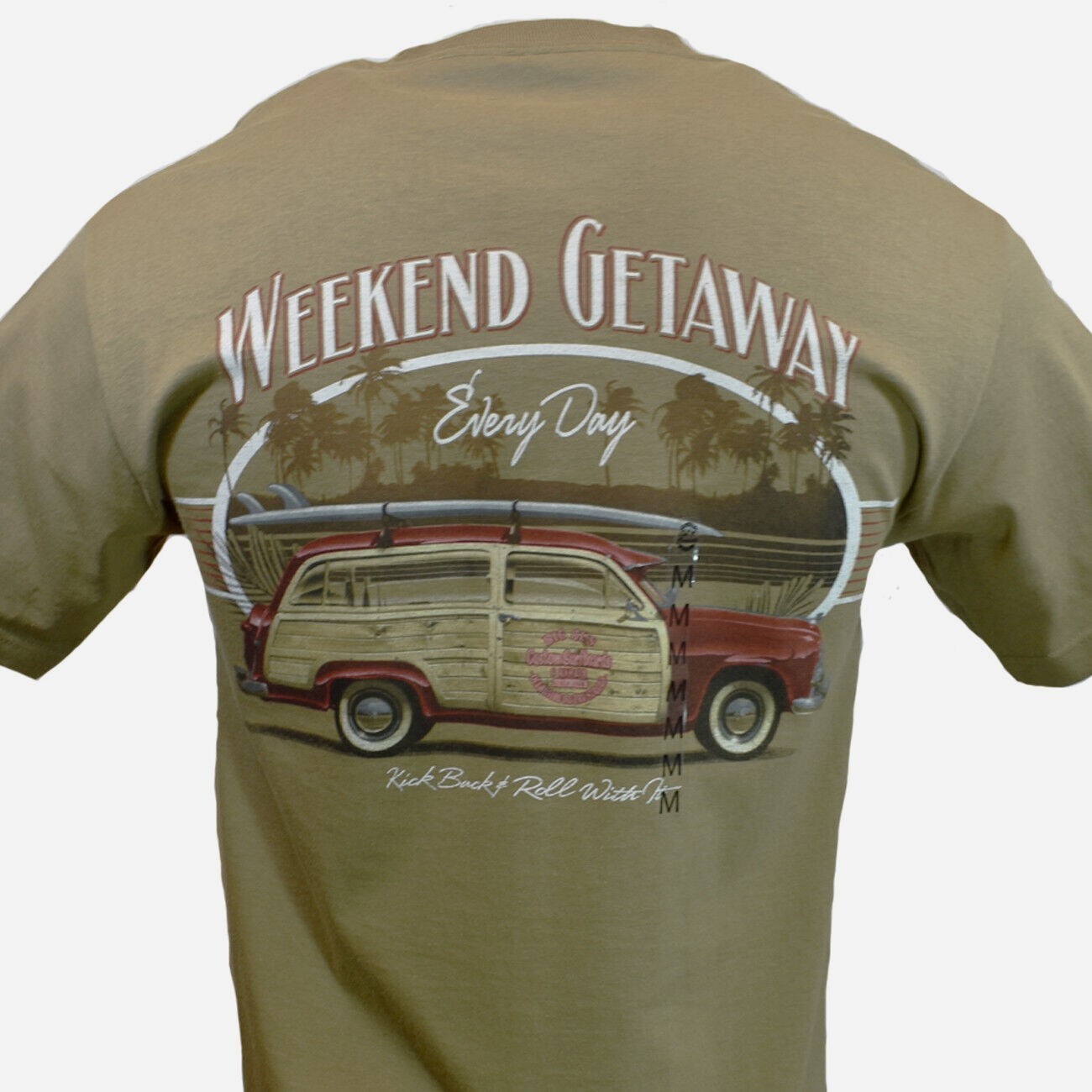 Men's T Shirt- Weekend Getaway-Ford cars -" Out of Bounds" NWT Reg 22.00 gallery