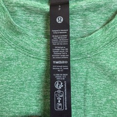 New Lululemon Soft Jersey Short Sleeve T Shirt Green Stretch LM3ES3S Men’s Small