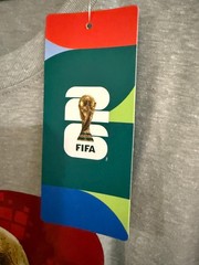 FIFA Official Licensed World Cup T Shirt MED Gray BRAND NEW WITH TAGS!!!!!