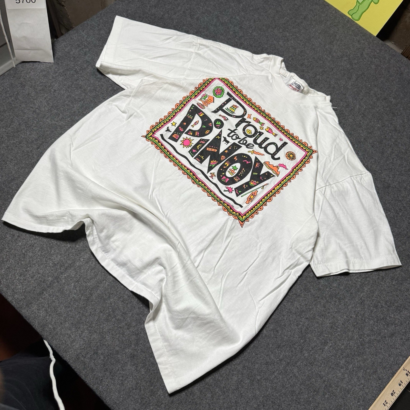 VTG 1991 Proud to be Pinoy Graphic Shirt Philippines Mens XL Single Stitch gallery