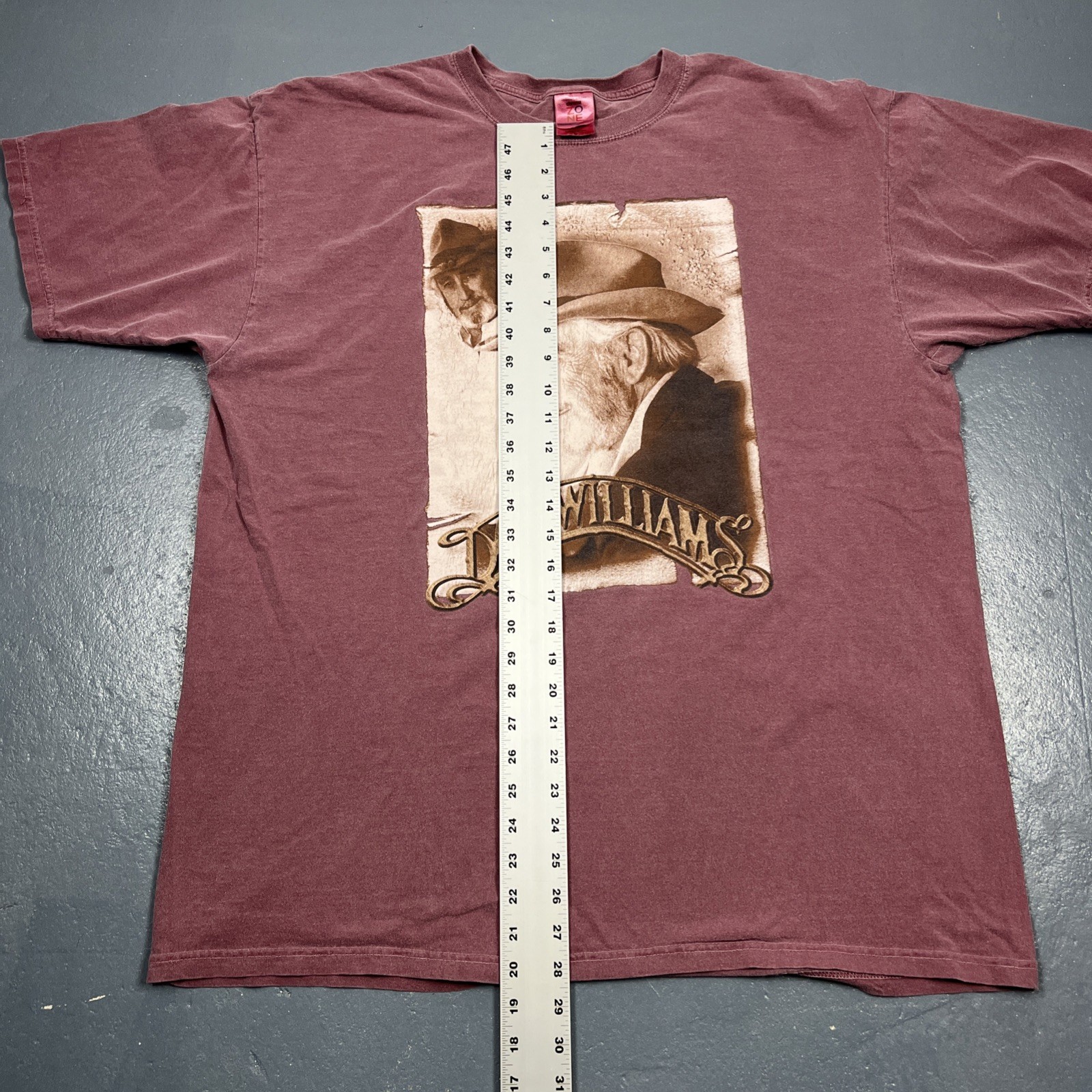 Vintage Don Williams The Gentle Giant Tshirt XL Purple Dbl Sided VTG Music gallery
