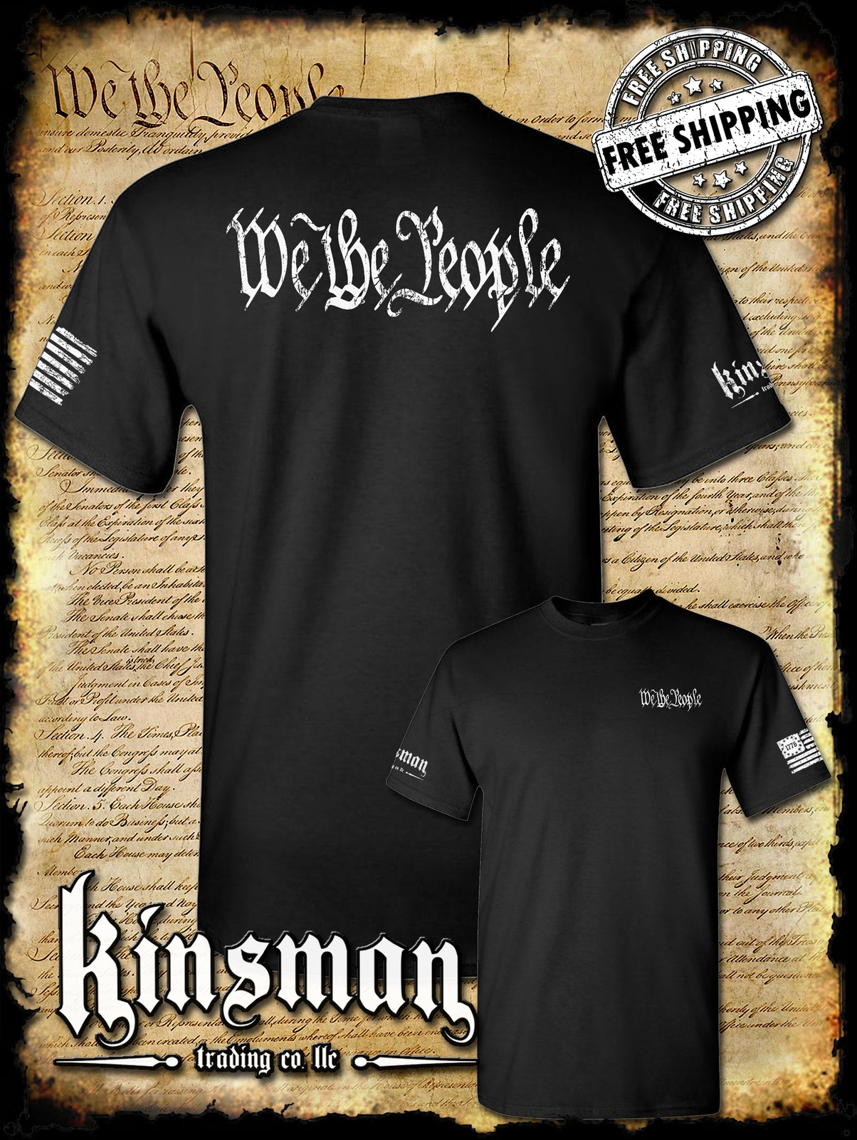 We The People 2nd Amendment 2-Sided T-Shirt gallery