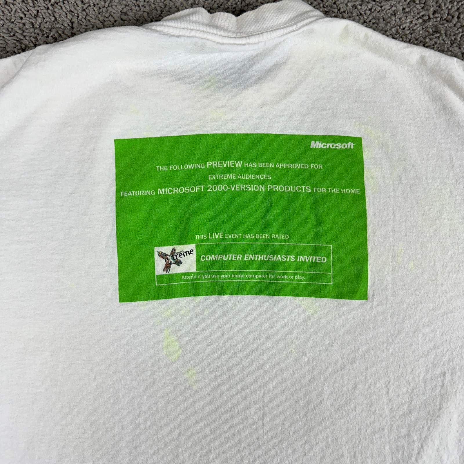 VINTAGE Microsoft Extreme Shirt Mens XL Windows Software Single Stitch 2000 Y2K gallery