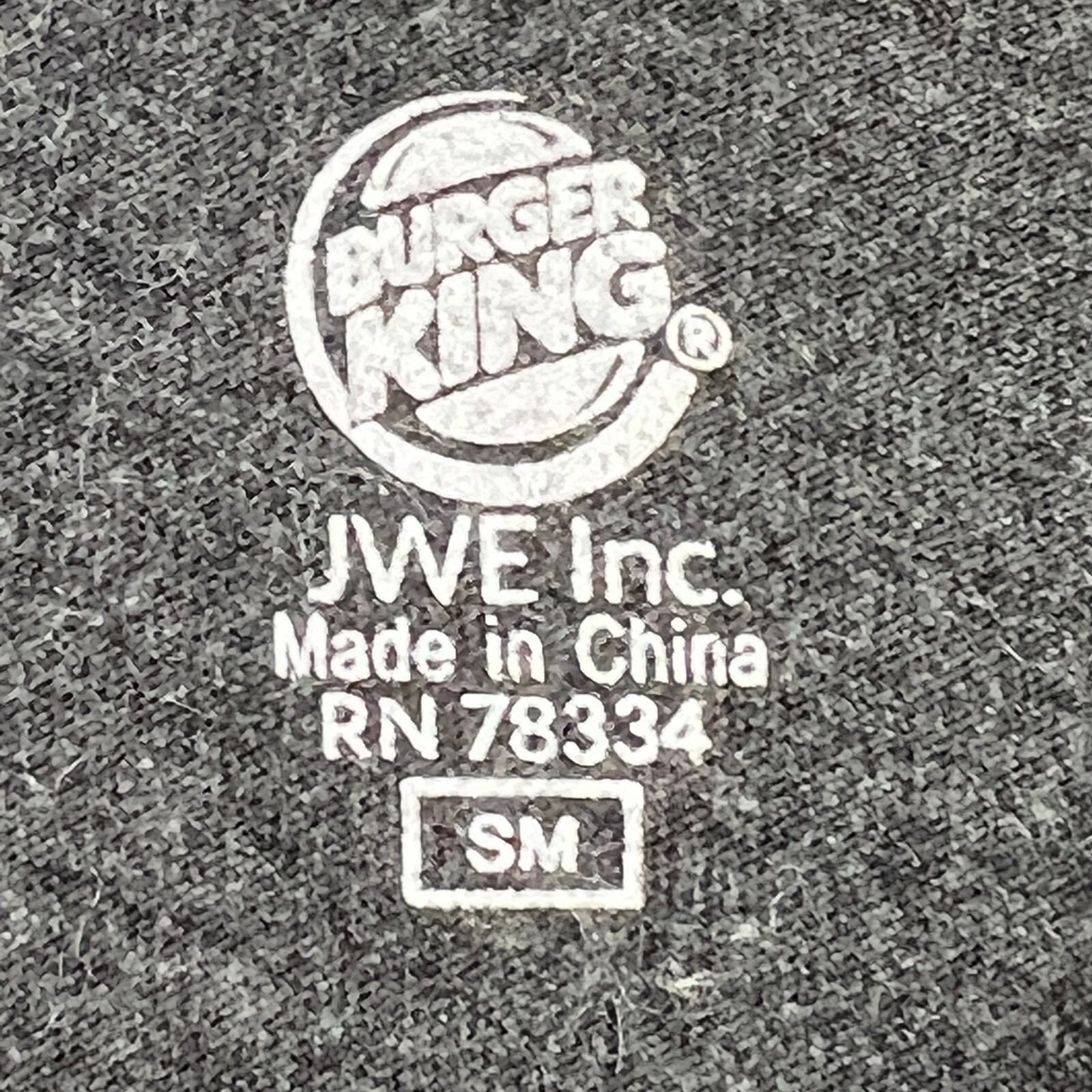 Burger King Shirt Men Small Go The Extra Smile Crown All Over Work Party Core Nw gallery