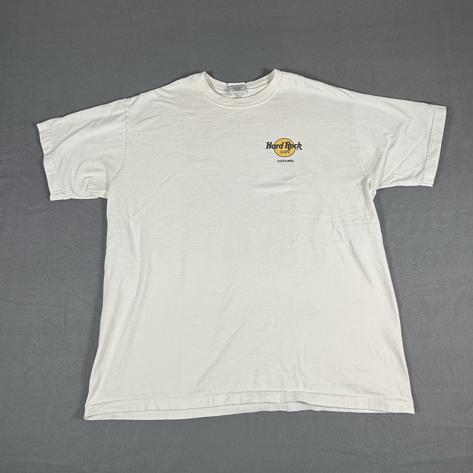 Vintage Hard Rock Cafe Cozumel Mexico T-Shirt White Coral Reef Fish OCEAN XL gallery